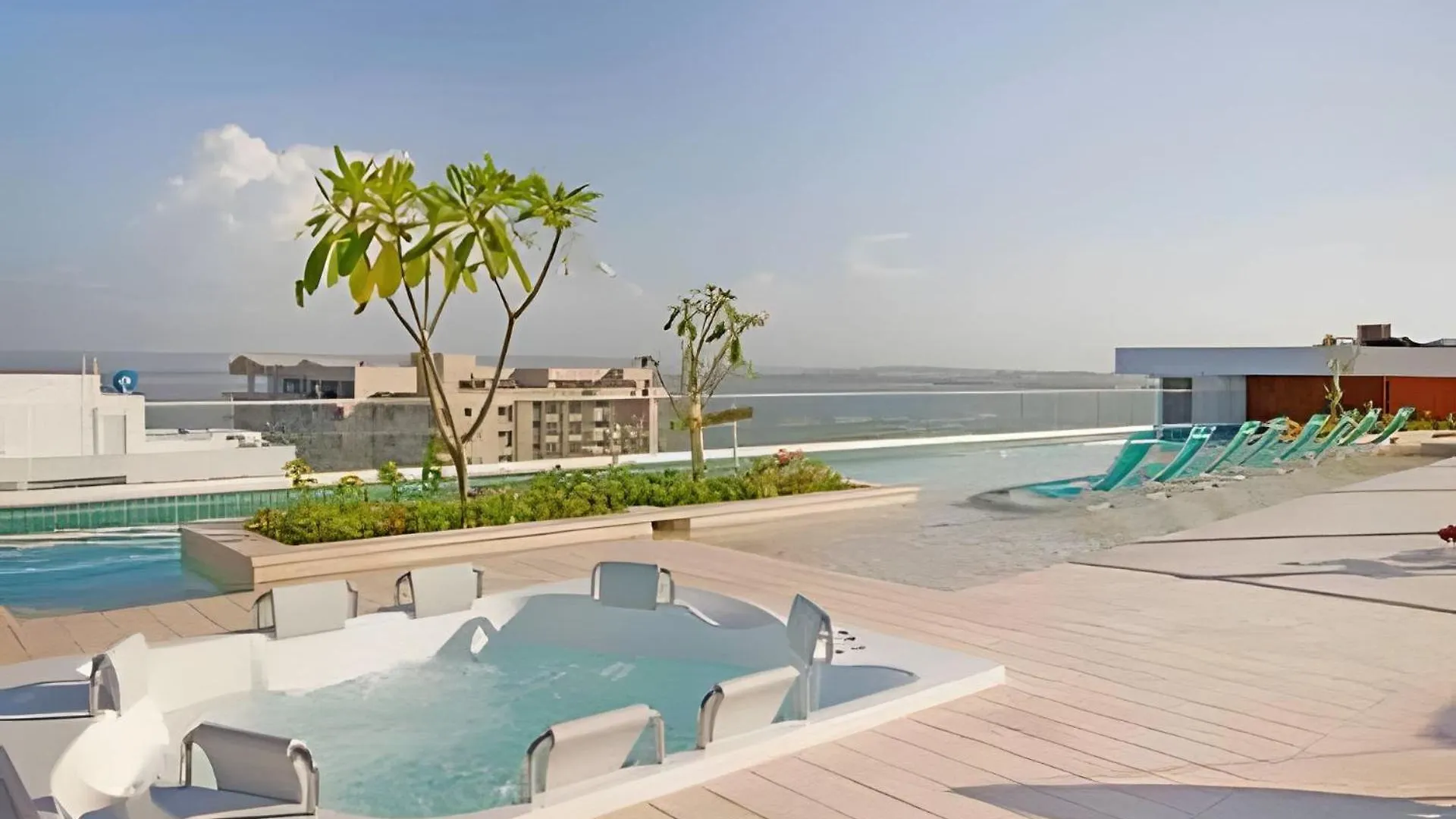 Luxury 2Br Jacuzzi Sea View 14Th Floor Daire Cartagena
