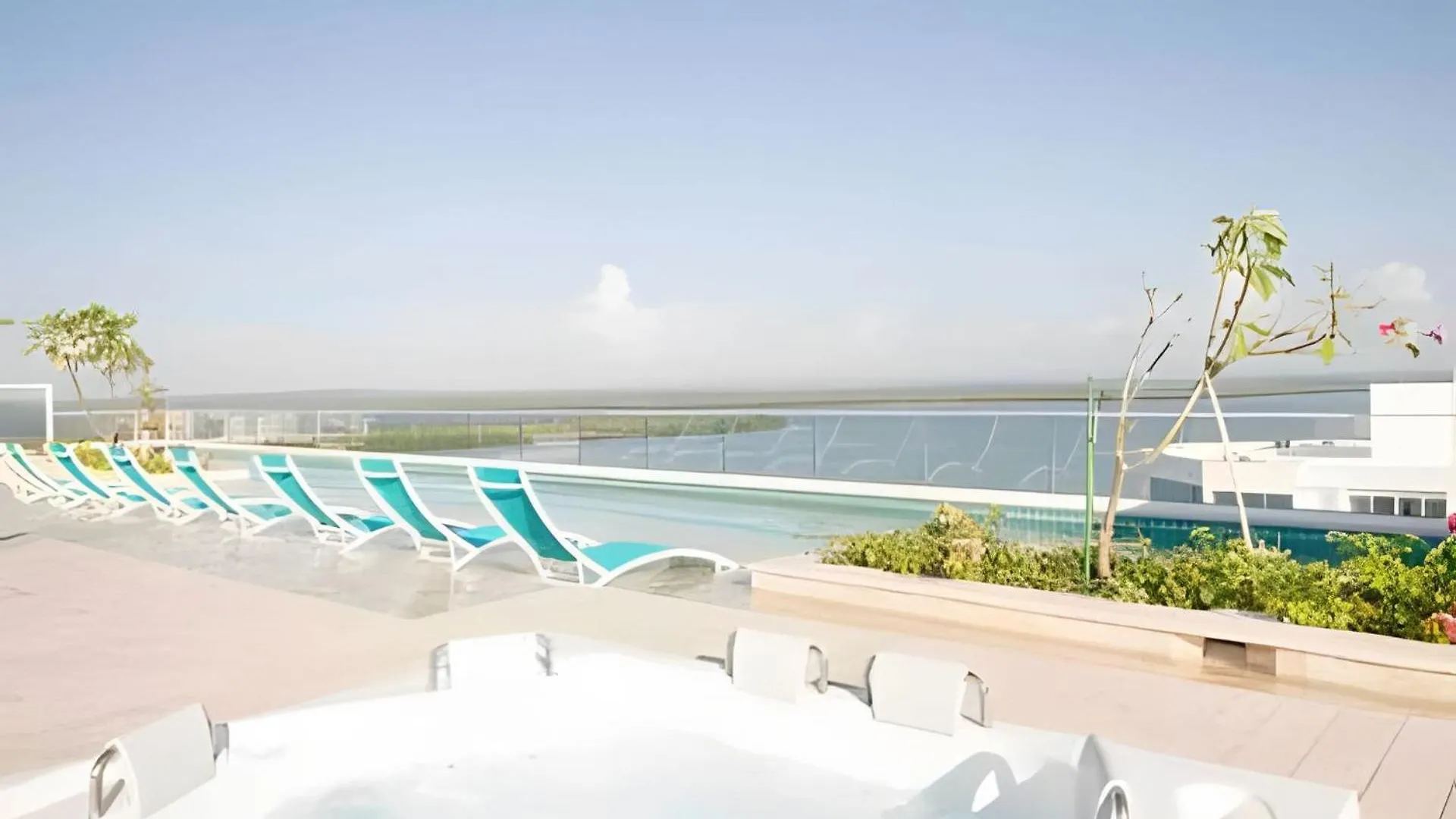 Luxury 2Br Jacuzzi Sea View 14Th Floor Daire Cartagena