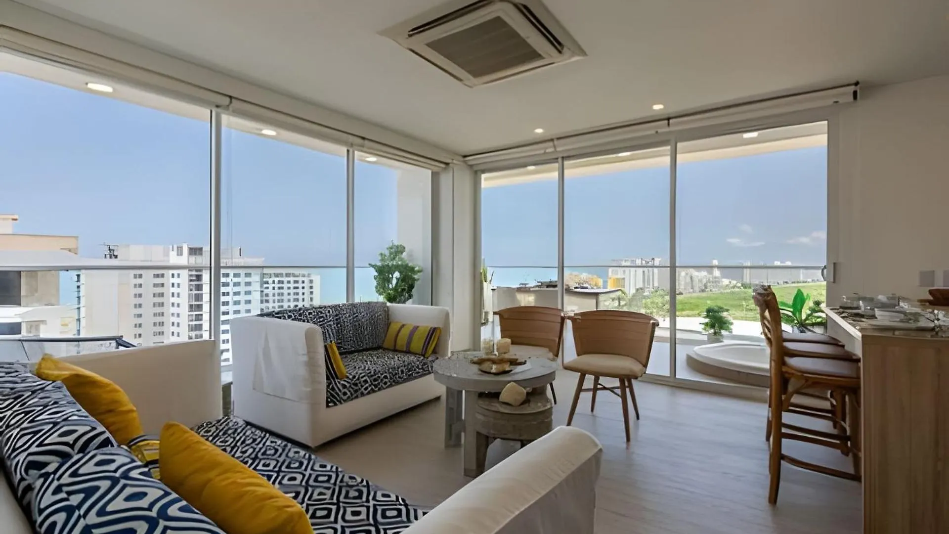 Luxury 2Br Jacuzzi Sea View 14Th Floor Daire Cartagena